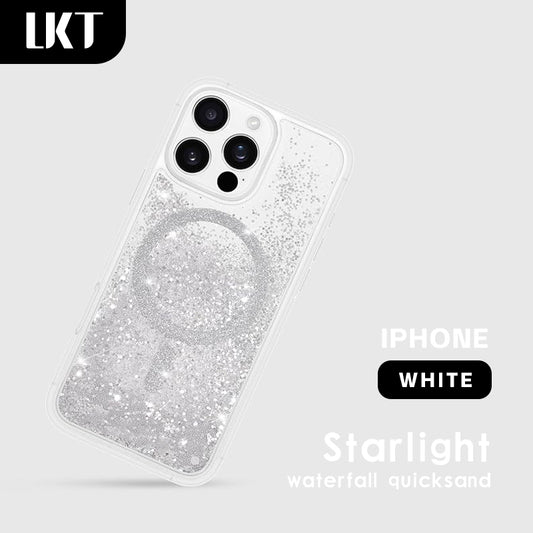 Glitter Liquid Sand Waterfall Phone Case