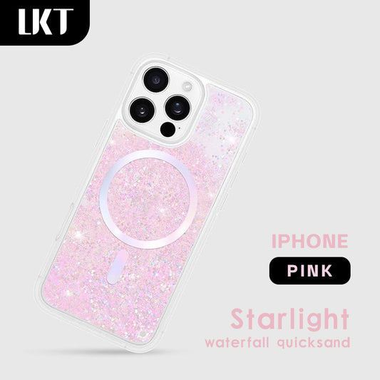 Glitter Liquid Sand Waterfall Phone Case